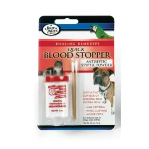 Four Paws Quick Blood Stopper Antiseptic Stypic Powder .5 oz