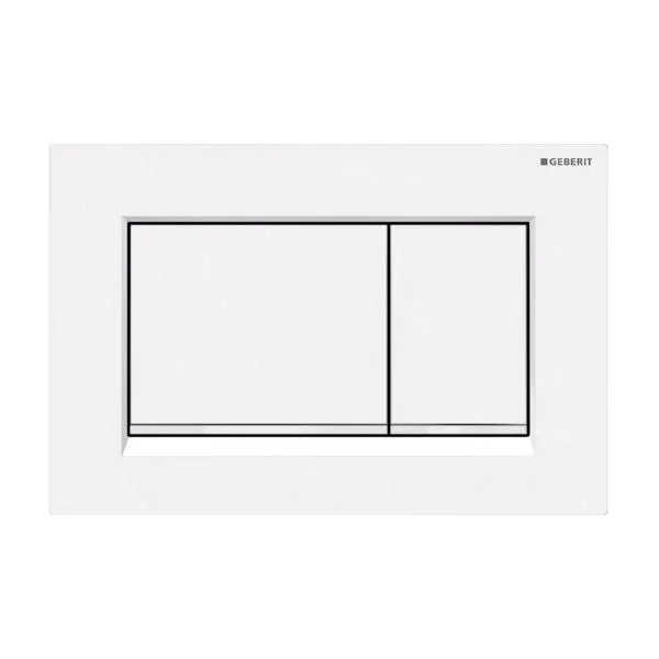 Geberit Sigma 30 Dual Flush Plate Matte White