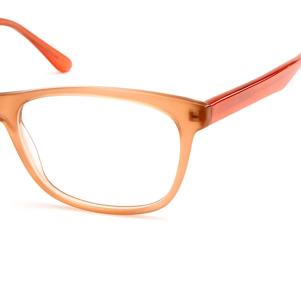 Gmei Unisex Eyeglasses Square Acetate Full Rim With Spring Hinges A727