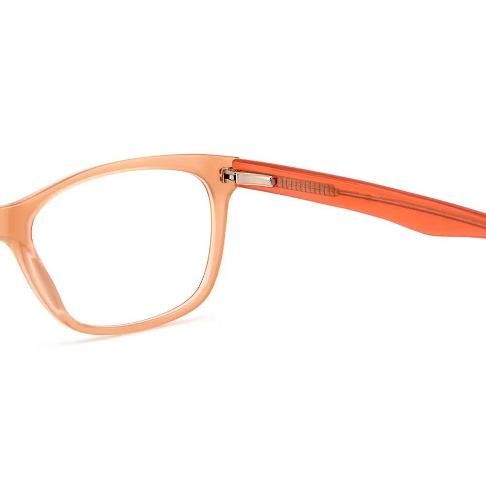 Gmei Unisex Eyeglasses Square Acetate Full Rim With Spring Hinges A727
