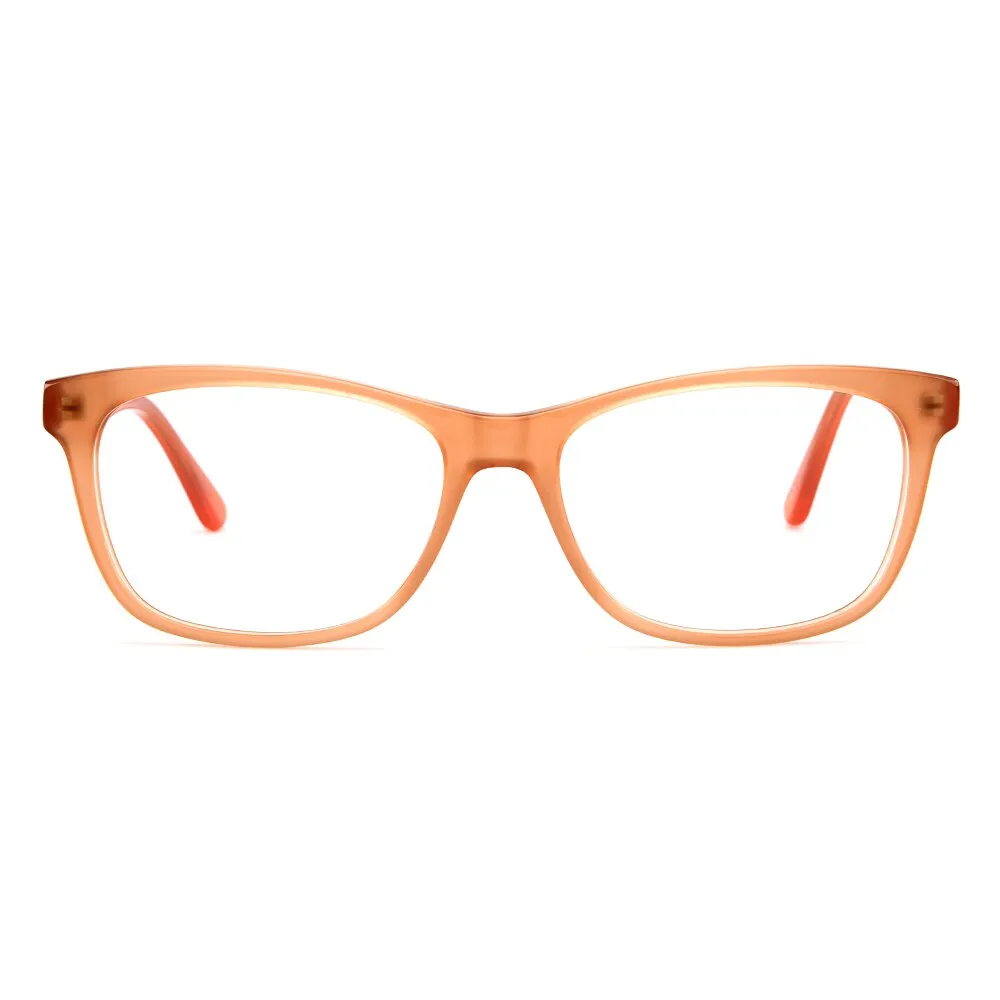 Gmei Unisex Eyeglasses Square Acetate Full Rim With Spring Hinges A727