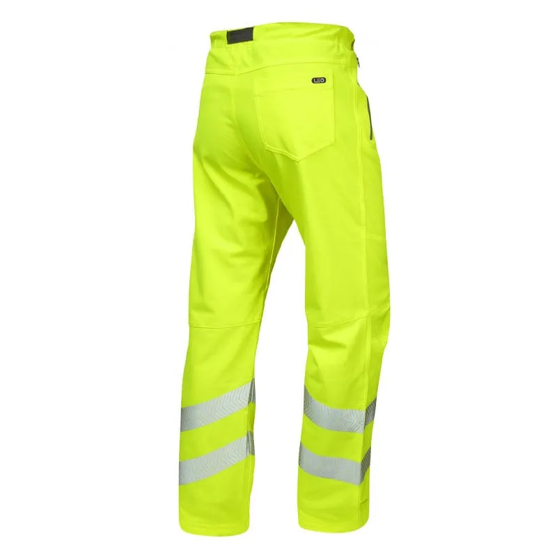 Leo Workwear Landcross Stretch Hi-Vis Trouser