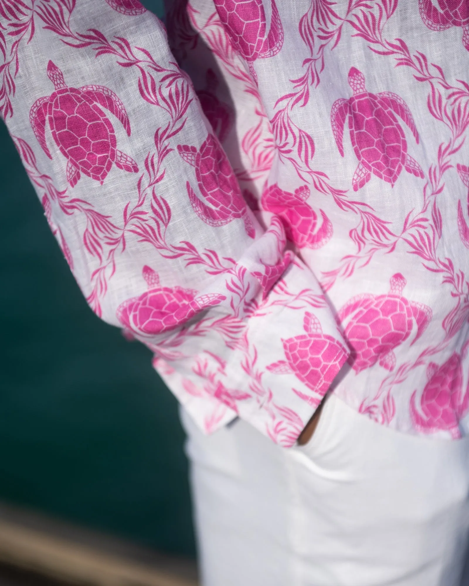 Linen Shirt TURTLE TRELLIS