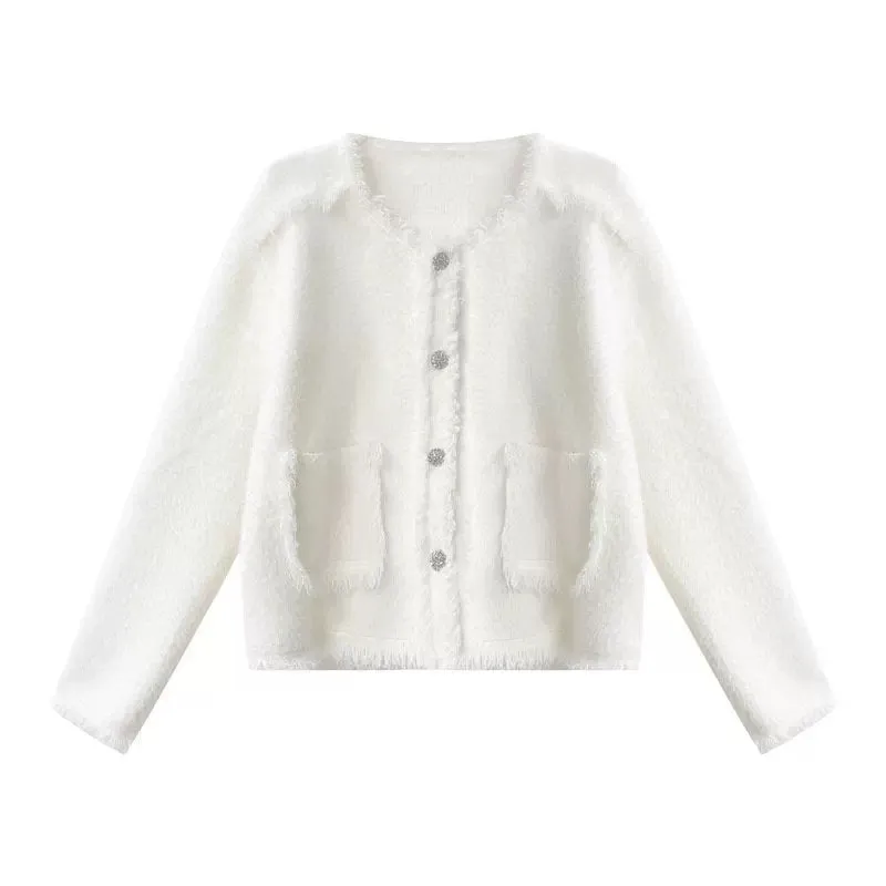Pankh Evylen Pearl Button Coat/Blazer