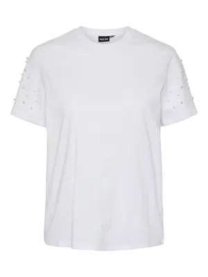 PCRINE T-Shirt - Bright White