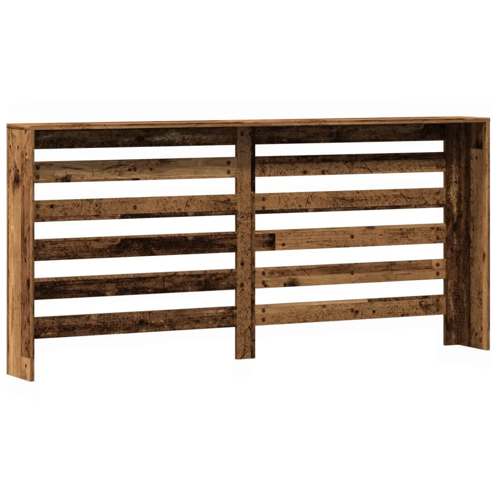 Radiator Cover Old Wood 175x20x82 cm Engineered Wood