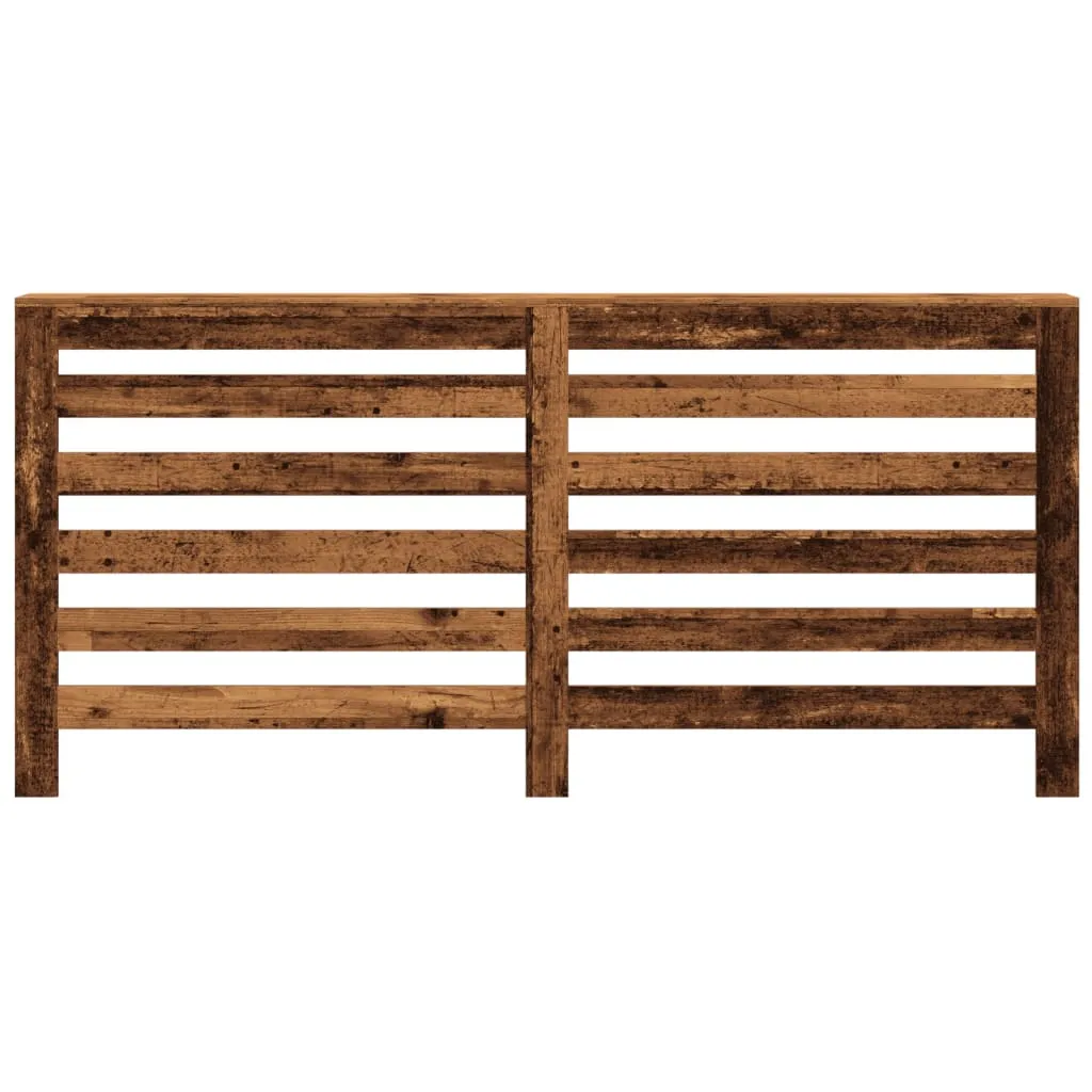 Radiator Cover Old Wood 175x20x82 cm Engineered Wood
