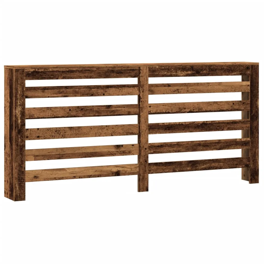Radiator Cover Old Wood 175x20x82 cm Engineered Wood