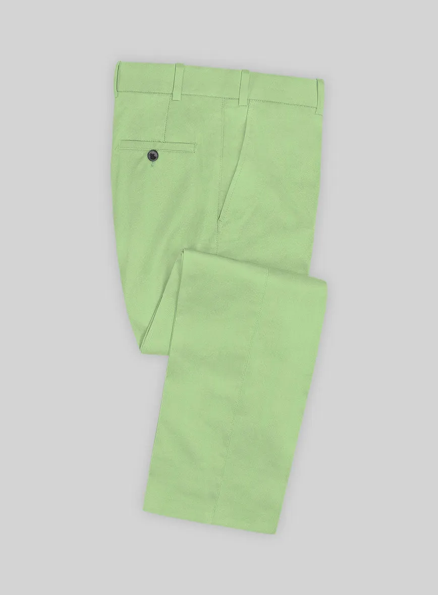 Scabal Nasty Green Cashmere Cotton Suit