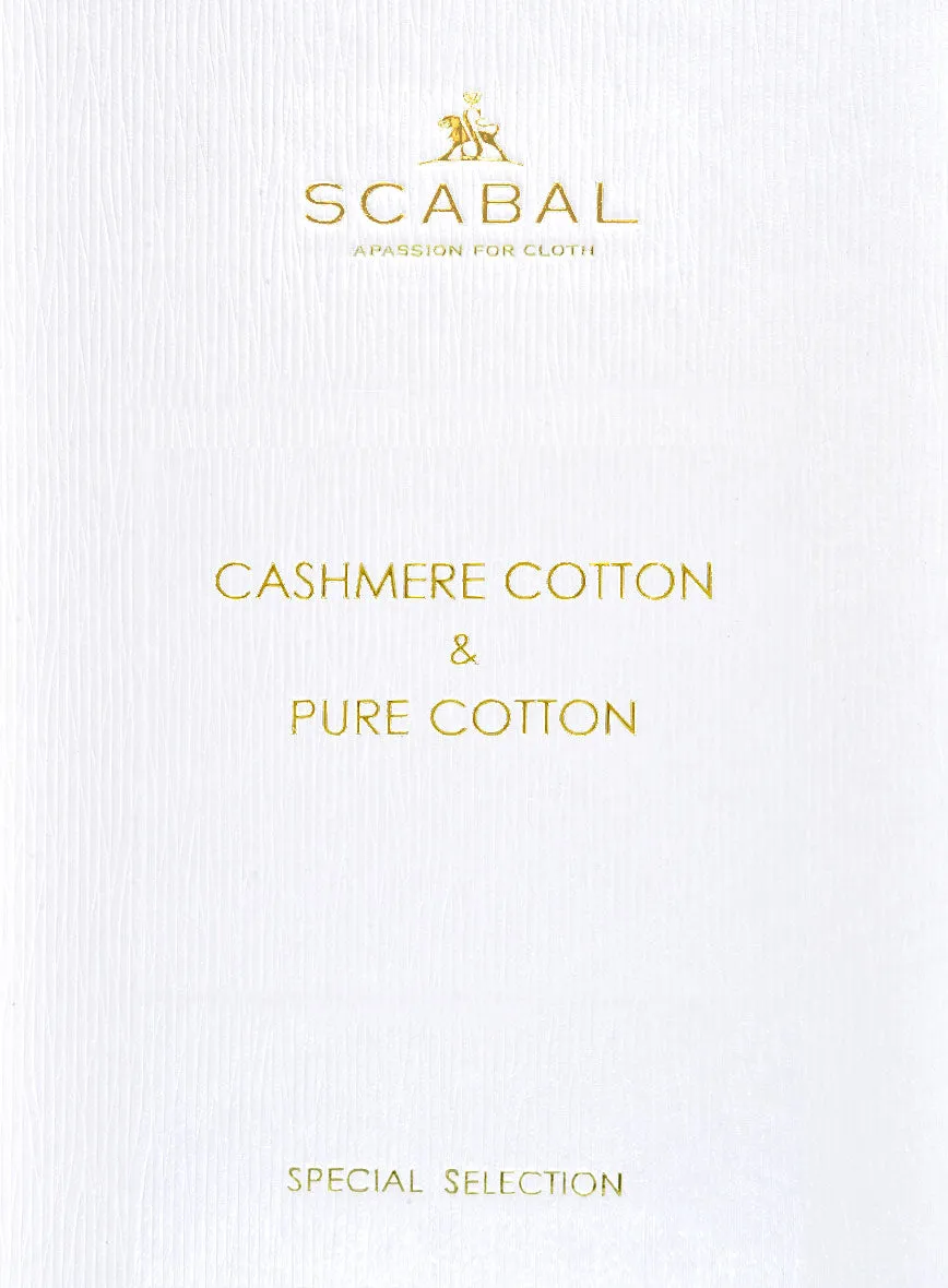 Scabal Nasty Green Cashmere Cotton Suit
