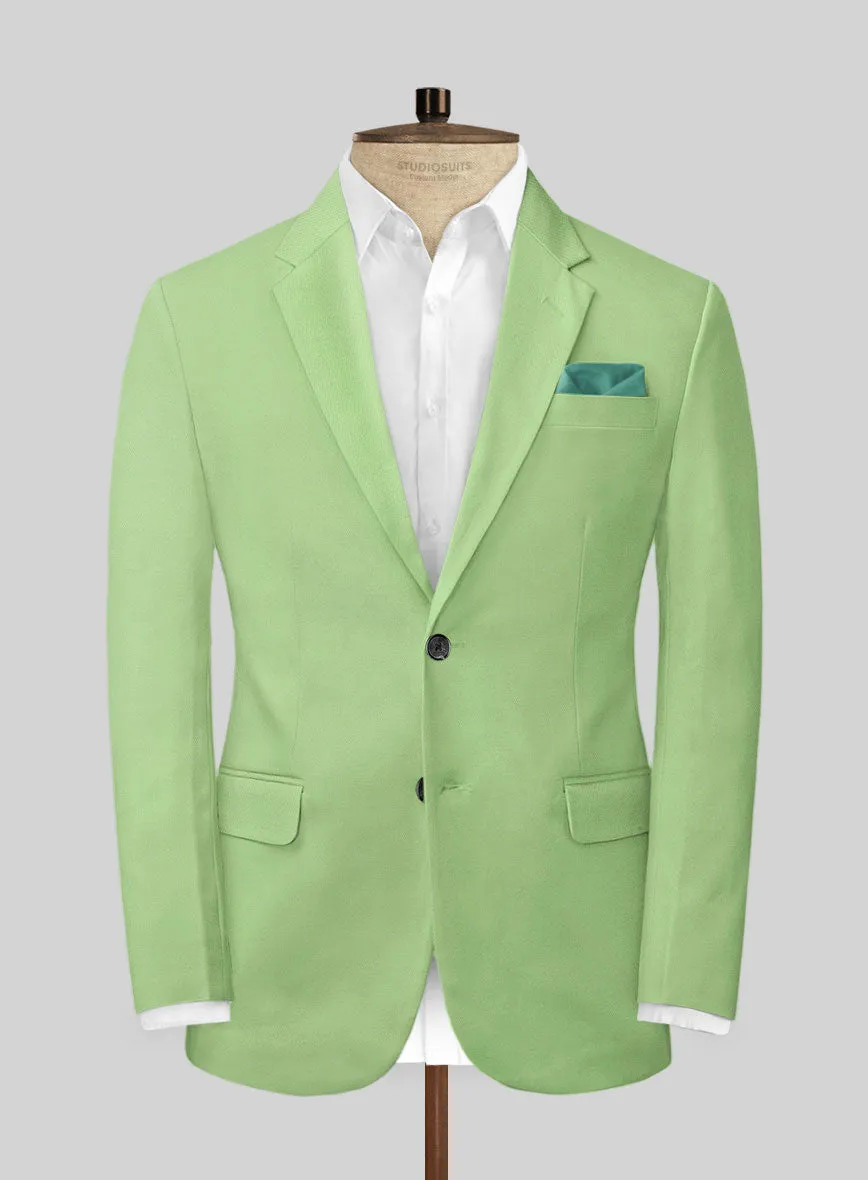 Scabal Nasty Green Cashmere Cotton Suit
